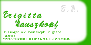 brigitta mauszkopf business card